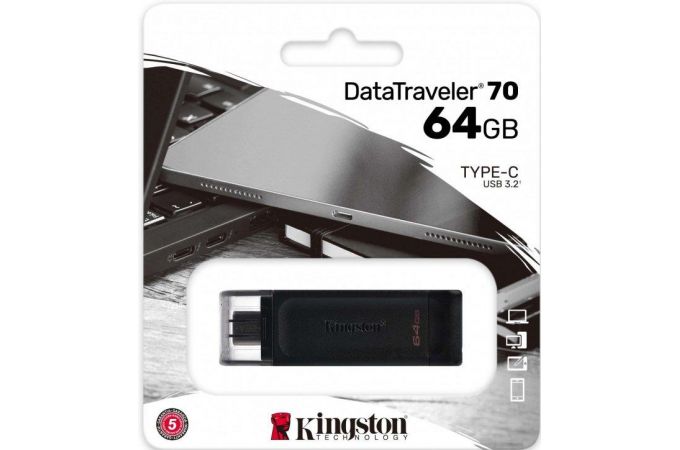 Флешка USB 2.0 Kingston DataTraveler 70 64Gb