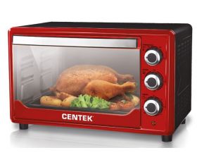 Электрическая печь CENTEK CT-1530-36 черная 1600 Вт, 36 л, 2 противня, таймер 90 мин, 4 режима