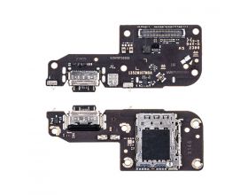 Шлейф для Xiaomi Poco F5 (23049PCD8G) с разъемом зарядки + SIM (плата) org