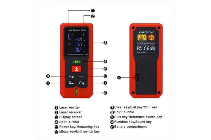 Дальномер лазерный Орбита OT-INM18 (L60) (60м)