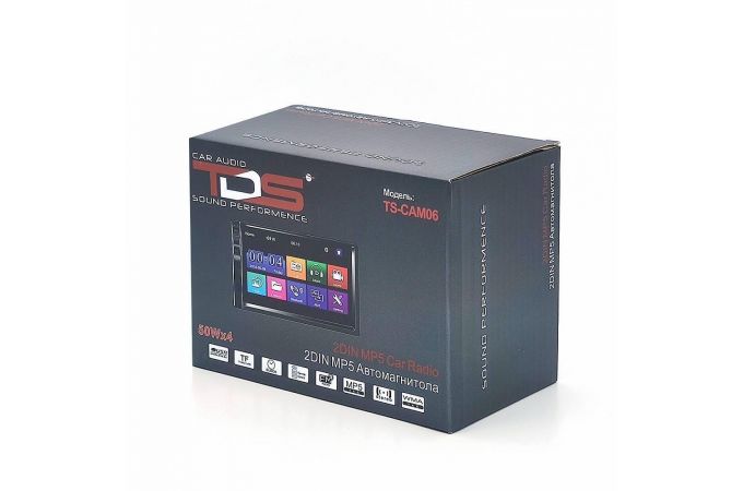Автомагнитола 2 DIN TDS TS-CAM06 (радио,USB,bluetooth)