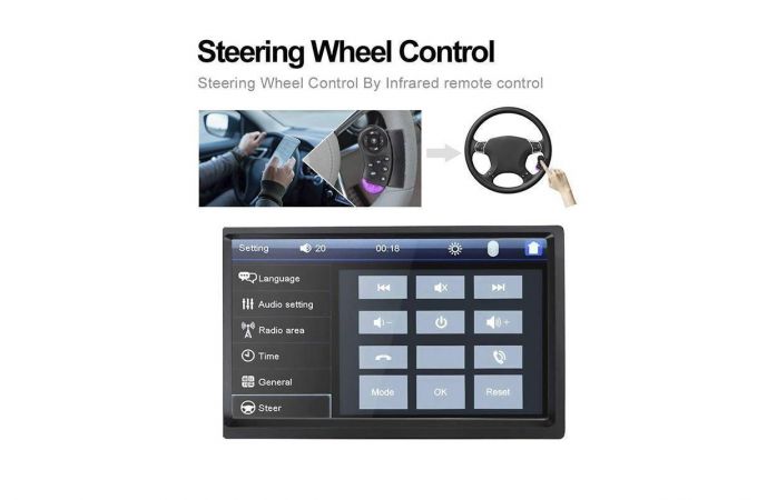 Автомагнитола 2 DIN TDS TS-CAM06 (радио,USB,bluetooth)