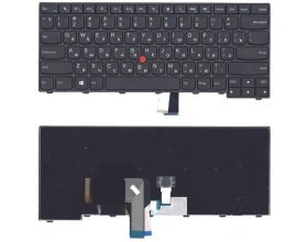 Клавиатура для ноутбука Lenovo ThinkPad T440 T440P T440S черная с указателем