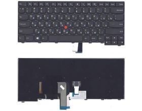 Клавиатура для ноутбука Lenovo ThinkPad T440 T440P T440S черная с указателем