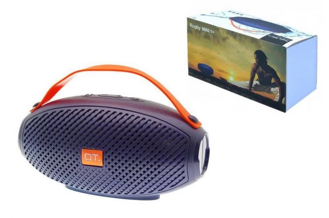 Портативная беспроводная колонка Rugbi mini 1+ BT (черный)