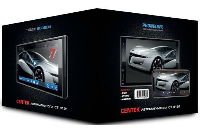 Автомагнитола Centek MP3/WMA CT-8121 2 DIN