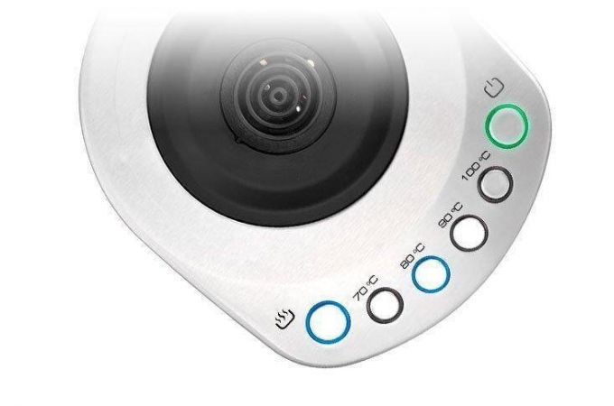 Чайник CENTEK CT-0060 Дубай 2200Вт, 1.7л, стекло, 4темп. реж.,  подставка, LED