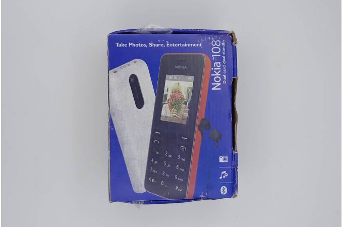 Сотовый телефон кнопочный NOKIA 108 Серый (2G, 2SIM) (УЦЕНКА! ПОСЛЕ РЕМОНТА)