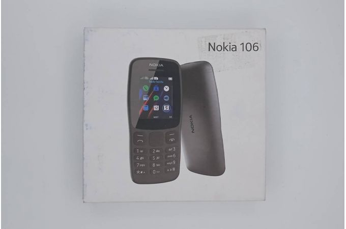 Сотовый телефон кнопочный NOKIA 106 Серый (2G, 2SIM) (УЦЕНКА! ПОСЛЕ РЕМОНТА)