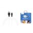 Кабель USB - MicroUSB HOCO X21 Plus 2,4A (черно-белый) 2м (силикон)