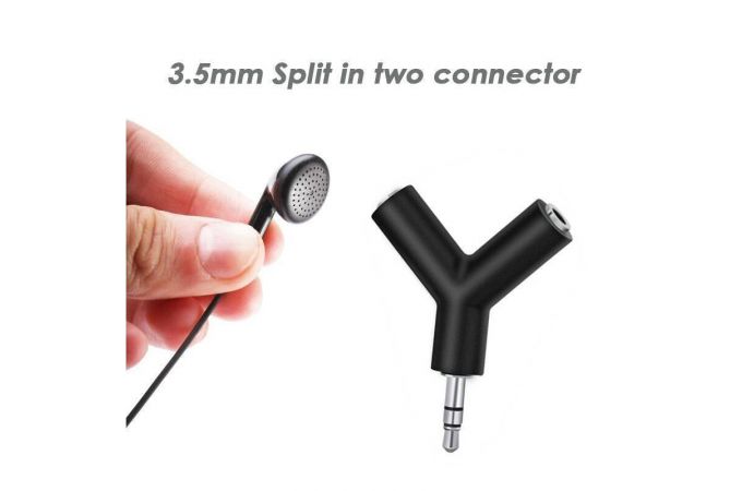 Конвертер переходник аудио Орбита OT-AVC27 (Джек 3,5 мм на 2 гнезда 3,5 мм) (УПАКОВКА 10шт)