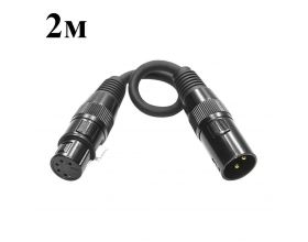 Кабель акустический Орбита 5pin-XLR кабель аудио (3pin Male-5pin Female) (2м)