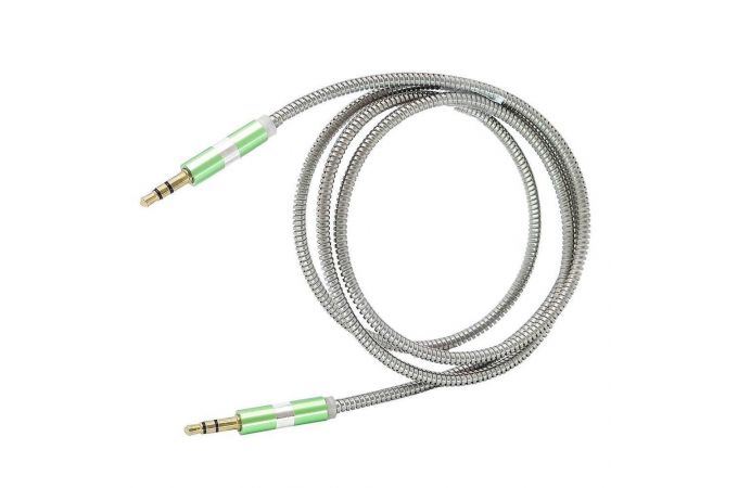 Кабель аудио AUX Орбита OT-AVC25 (Джек 3,5 мм на Джек 3,5 мм,метал) 1м (УПАКОВКА 10шт)