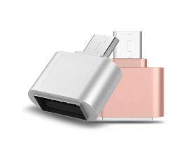 Переходник OTG Орбита OT-SMA07 (штекер microUSB - гнездо USB) - (упаковка 20шт)