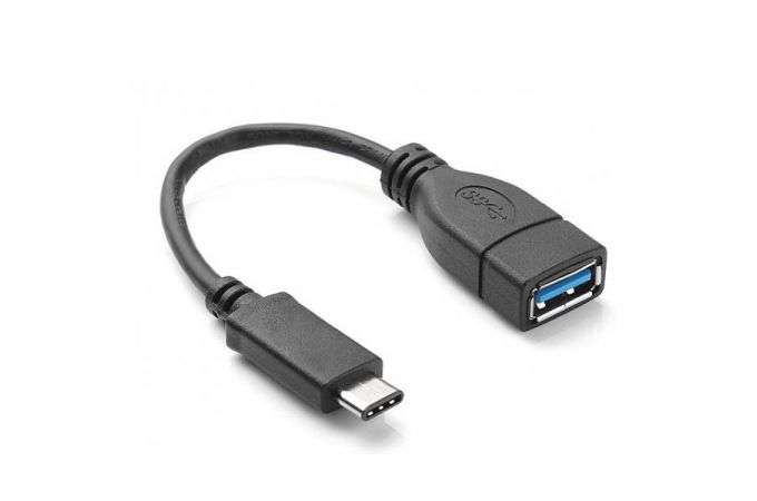 Переходник OTG Орбита OT-SMA23 USB 3.0 (гнездо USB - штекер TYPE-C) 20см (черный)