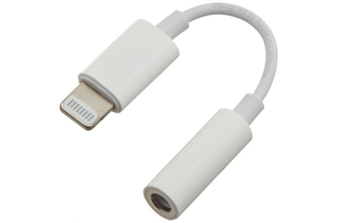 Адаптер для проводной гарнитуры iPhone c 3.5 мм на Lighting Орбита OT-SMA18