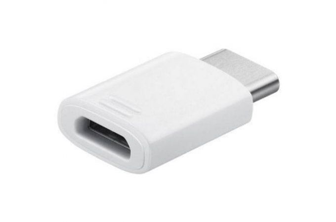 Переходник Орбита OT-SMA09 (гнездо microUSB - штекер TYPE-C) - (упаковка 20шт) (белый)