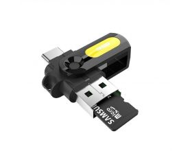 Переходник OTG EZRA OC03 (гнездо USB - штекер TYPE-C)