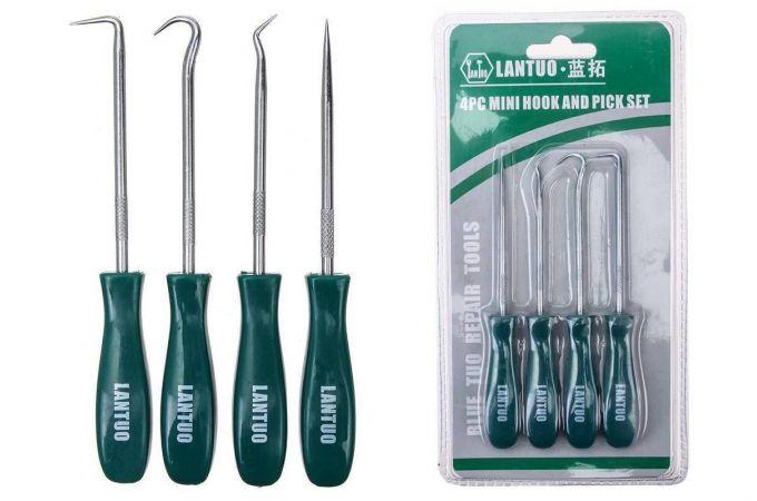 Набор инструментов 4 вида шильев (на блистаре)