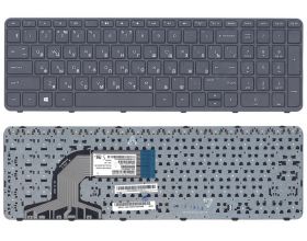 Клавиатура для ноутбука HP Pavilion 15-e, 15-n, 15t-e, 15t-n, 15z-e, 15z-n, 250 G3, 255 G3, 256 G3 черная, с рамкой