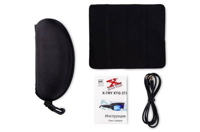 Очки цифровые X-TRY XTG370 UHD 4K Original Black 64Gb,камера-очки