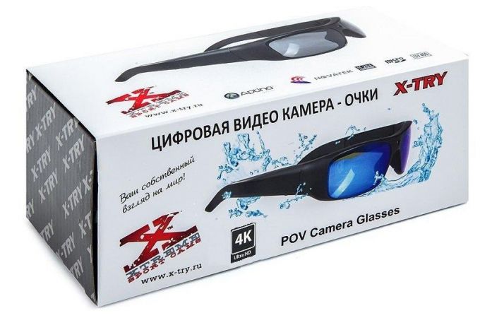 Очки цифровые X-TRY XTG371 UHD 4K Cristal 64Gb,камера-очки