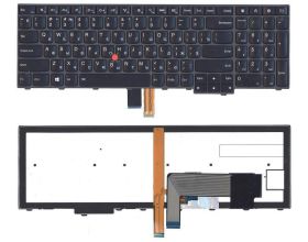 Клавиатура для ноутбука Lenovo ThinkPad Edge E531 E540 черная с подсветкой