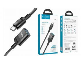 Кабель USB 3.0 удлинитель USB на TYPE-C U107 OTG (1.2метра) черный