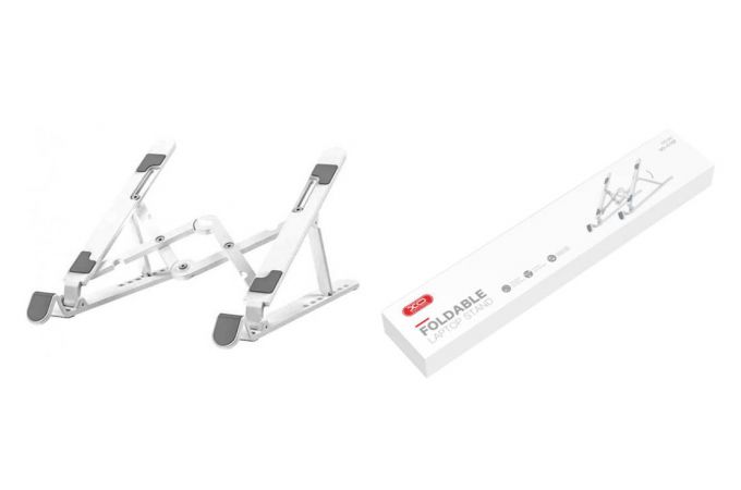 Подставка для ноутбука XO C102 складная пластиковая (Белая)