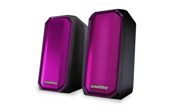Акустическая система 2.0 SmartBuy RAPTURE, Bluetotoh, 6Вт, RGB-подсветка, USB (SBA-4300)/10