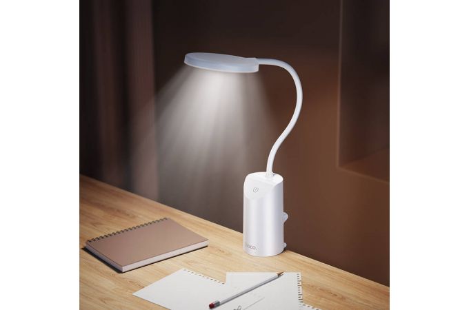 Лампа настольная HOCO HX10 (белая)