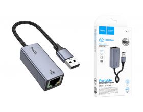 Адаптер HOCO UA37 USB ethernet адаптер (1000 Mbps)