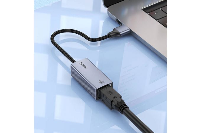 Адаптер HOCO UA37 USB ethernet адаптер (1000 Mbps)