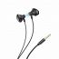 Наушники вакуумные проводные HOCO M75 universal earphones (черный)
