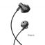 Наушники вакуумные проводные HOCO M75 universal earphones (черный)