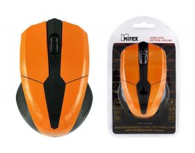 Мышь беcпроводная Mirex W3009ORN (черно-оранжевый)
