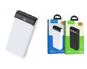 Универсальный дополнительный аккумулятор Power Bank HOCO J59A (20000 mAh) (белый)