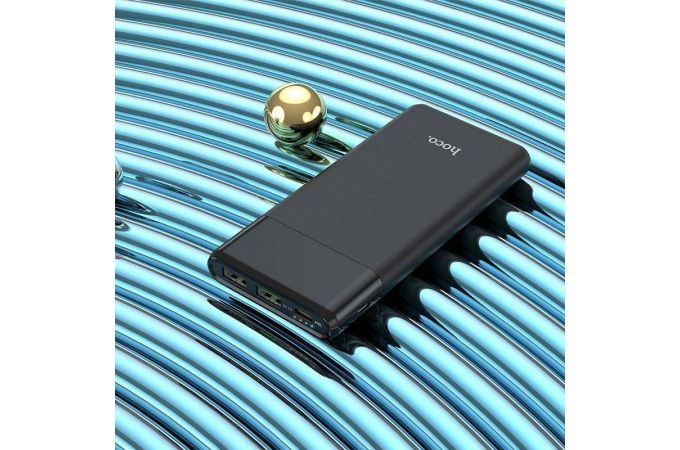Универсальный дополнительный аккумулятор Power Bank HOCO J58 PD+QC3.0 (10000 mAh) (черный)