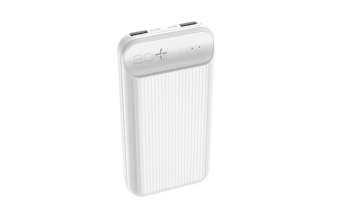 Универсальный дополнительный аккумулятор Power Bank HOCO J52A (20000 mAh) (белый)