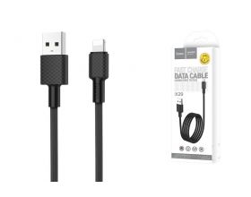 Кабель USB - Lightning HOCO X29, 2A (черный) 1м