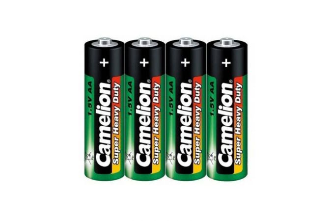 Батарейка солевая Camelion R6 AA /4SH Super Heavy Duty (цена за спайку 4 шт)