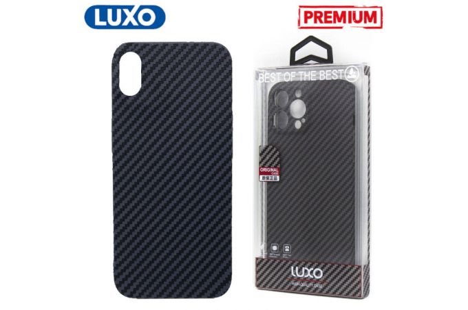 Чехол для телефона LUXO CARBON iPhone X / XS (черный)