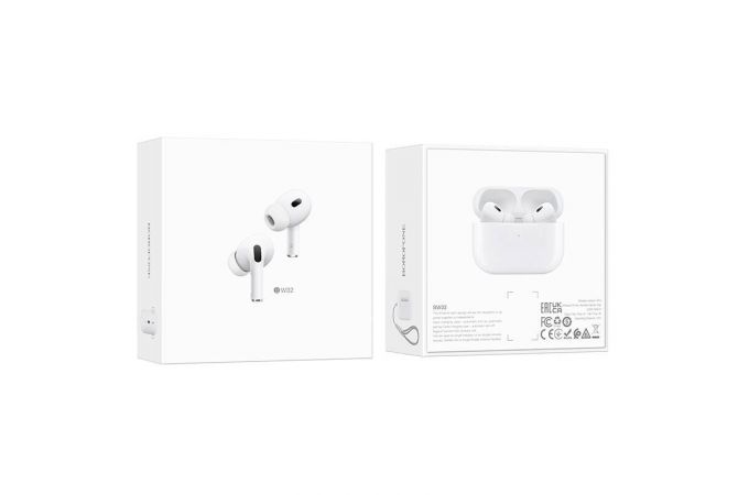 Наушники вакуумные беспроводные BOROFONE BW32 True wireless BT headset Bluetooth (белый)