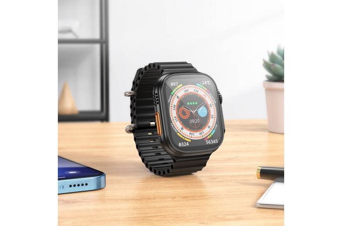 Смарт часы BOROFONE BD3 Ultra smart sports watch ( цвет черный )