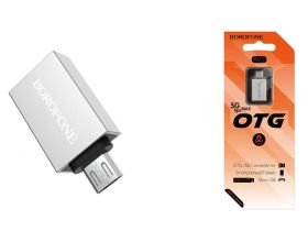 Переходник OTG Borofone BV2 Micro USB OTG Adapter