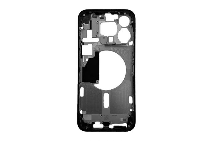 Средняя часть корпуса для iPhone 15 Pro Max (Black Titanium)