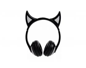 Наушники мониторные беспроводные Qumo Party Cat BT-0024 Bluetooth (черный)