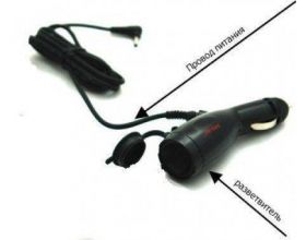 Провод питания, разветвитель для рад.детек. Sho-me P-07