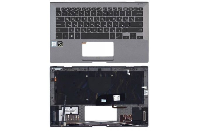 Клавиатура для ноутбука Asus Pro B9440U черная топ-панель