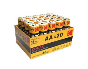 Батарейка алкалиновая KODAK LR6/20BOX XTRALIFE Alkaline (цена за бокс 20 шт.)